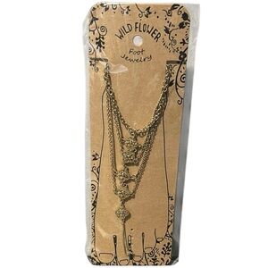 Boho foot jewelry NWT